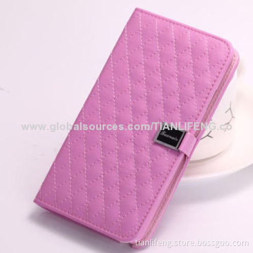 Leather mobile phone for Samsung note 3, fine quilted